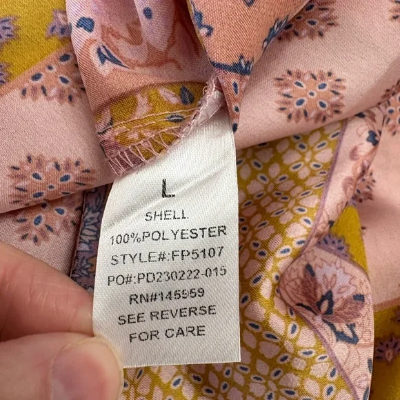 “Presley” Satin Boho Patchwork Wide-Leg Jumpsuit Festival Vacation Resort silky - Picture 7 of 9